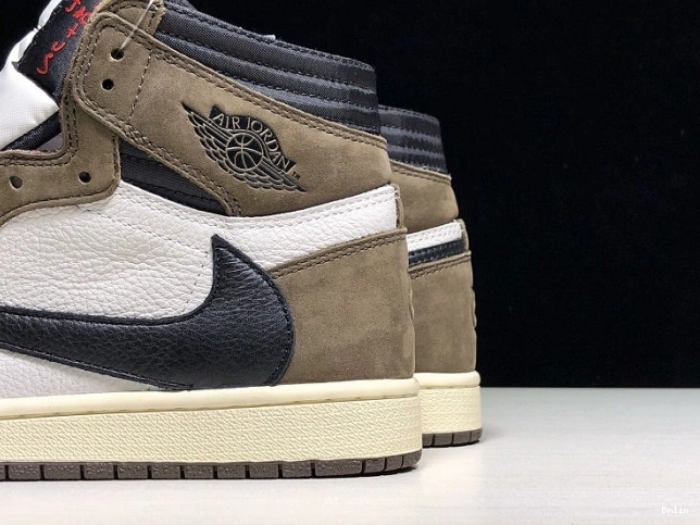 Bmlin Travis Jordan Air Retro x High 1 - 'Mocha' Scott CD4487 100 OG 0803